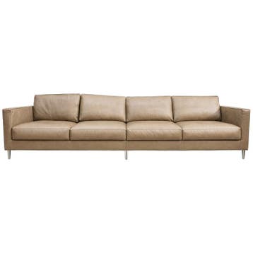 Cartel Living Gund - 3 Zitsbank - 3-Zitszetel - Ongebruikt, 250 tot 300 cm, Verzenden, Zo goed als nieuw, Leer