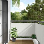 vidaXL Balkonscherm 400x120 cm PVC wit, Verzenden