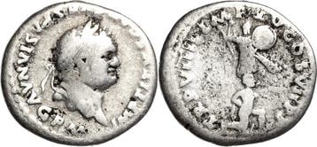 Denar 79, Kaiserzeit Titus 79-81, Verzenden