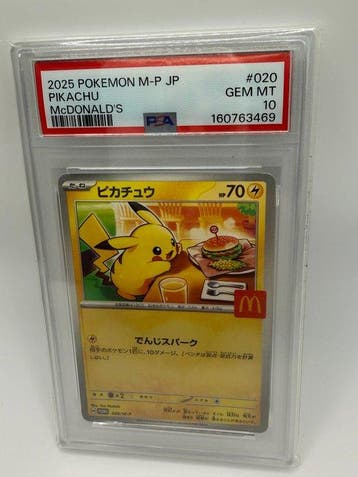 Pokémon - 1 Graded card - Pikachu M-P #020 Limited edition,, Hobby & Loisirs créatifs