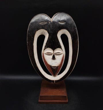 Prachtig masker - kwele - DR Congo (Zonder minimumprijs), Antiek en Kunst