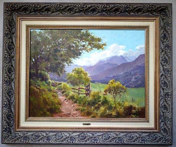 Miguel Lapiedra Blasco (XX) - Le Sentier de la montagne