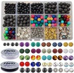 Fako Bijoux - DIY Lavasteen Kralen Set - Maansteen Kralen -, Hobby en Vrije tijd, Verzenden, Nieuw