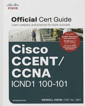 CCENT/CCNA ICND1 100-101 Official Cert Guide 9781587143854, Verzenden, Zo goed als nieuw, Wendell Odom