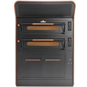 Modulaire Pizzaoven | VISOR | Zwart | Elektrisch | 9x Ø35cm, Verzenden