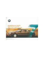 1999 BMW 7 SERIE INSTRUCTIEBOEKJE NEDERLANDS, Ophalen of Verzenden