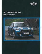 2017 MINI COUNTRYMAN INSTRUCTIEBOEKJE DUITS