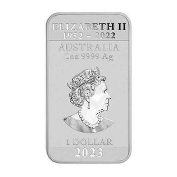 1 Troy Ounce - Zilver .999 - 2023 1 oz $1 AUD Australia 9999, Timbres & Monnaies