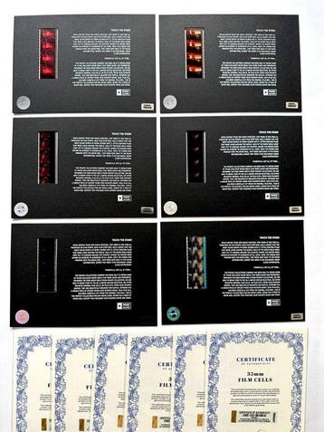 Rocky – Extremely rare set of 6 Mounted 35mm Film Cells –