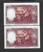 Spanje. - 2 x 500 Pesetas - 1931 - Consecutive - Pick 84