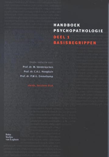 Handboek psychopathologie / 1 Basisbegrippen 9789031353095, Boeken, Verzenden, Zo goed als nieuw, C.A.L. Hoogduin