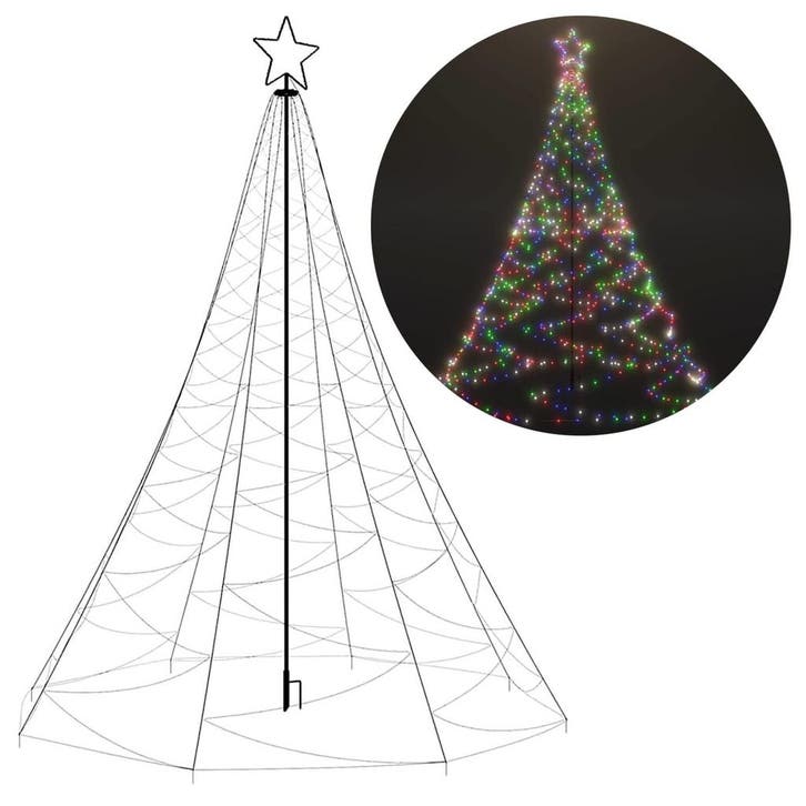 Buiten Kerstboom 300cm 500LED | 8 Modi | Laatste Stuks!, Diversen, Kerst, Nieuw, Ophalen of Verzenden