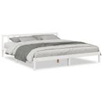 Bedframe 200x220 wit | Retour Deal | Slaapkamer Upgrade, Huis en Inrichting, Slaapkamer | Bedden, Verzenden, Nieuw