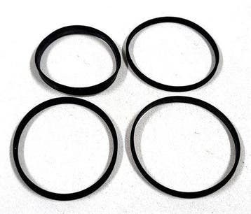 Vintage Fischertechnik 36051 rubbers voor band 45 zwart – 4, Verzenden, Nieuw