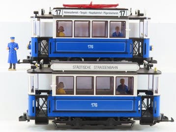 LGB G - 20202 - Modeltram (1) - 2-Delige stadstram -