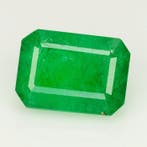 1 pcs Groen Smaragd - 5.26 ct - Bellerophon Gemlab -