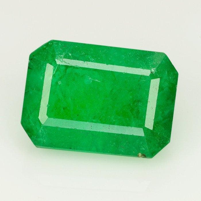1 pcs Groen Smaragd - 5.26 ct - Bellerophon Gemlab -, Bijoux, Sacs & Beauté, Pierres précieuses