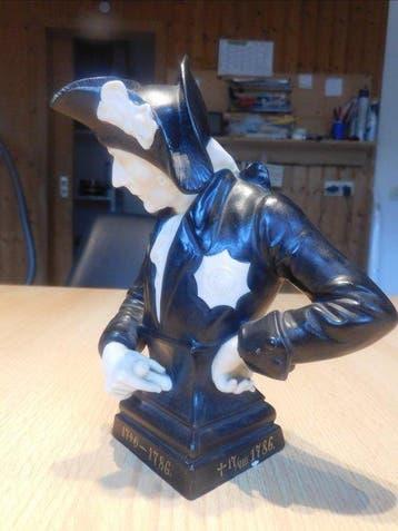 Älteste Volkstedt - Figuur - Friedrich der Große Büste -