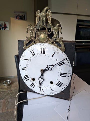 Horloge comtoise - Acier - 1800-1850 - horloge comtoise, Antiquités & Art