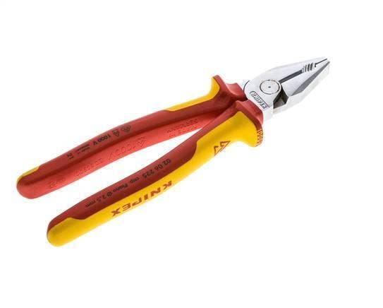 Knipex Krachtcombinatietang 225mm VDE-Getest Tot 1000V, Doe-het-zelf en Bouw, Gereedschap | Handgereedschap, Verzenden