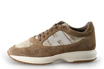 Hogan Sneakers in maat 41 Beige, Overige kleuren, Verzenden, Hogan, Zo goed als nieuw