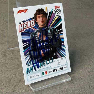 Mercedes - Topps Card 16 Hero Kimi Antonelli Signed - Andrea, Verzamelen, Nieuw