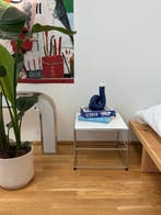 Upcycled - Bijzettafel - Staal, Chroom - Bijzettafel -