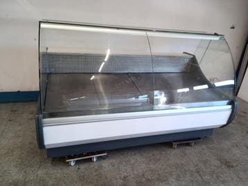 Koeltoonbank  - B202 x D113 x H125 cm - met ingebouwde motor