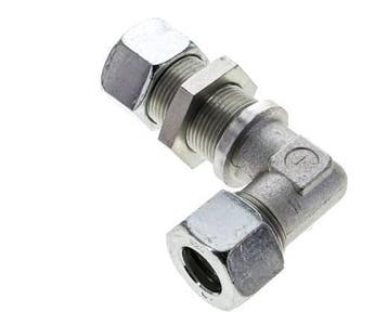 20S Acier zingué Coude de coupe Raccord de cloison 400 bar, Verzenden