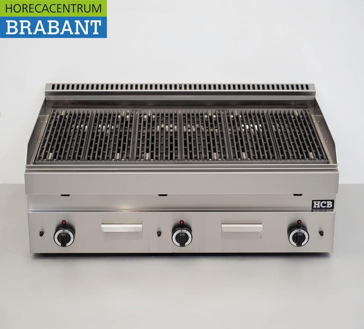 HCB stainless steel lava grill stone grill 650 Series 102 cm, Zakelijke goederen, Horeca | Overige, Verzenden
