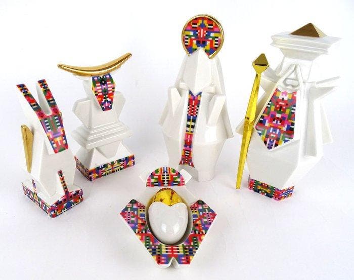 Alessi - Elena Salmistraro - sculptuur, Holyedrics - 0, Antiek en Kunst, Kunst | Designobjecten