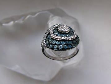 Zilver - Ring - Art Nouveau-stijl