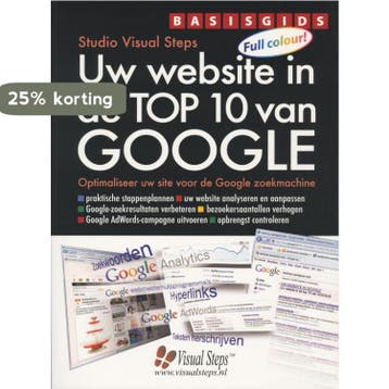 Basisgids Uw website in de top 10 van Google 9789059051270, Verzenden, Gelezen, Studio Visual Steps