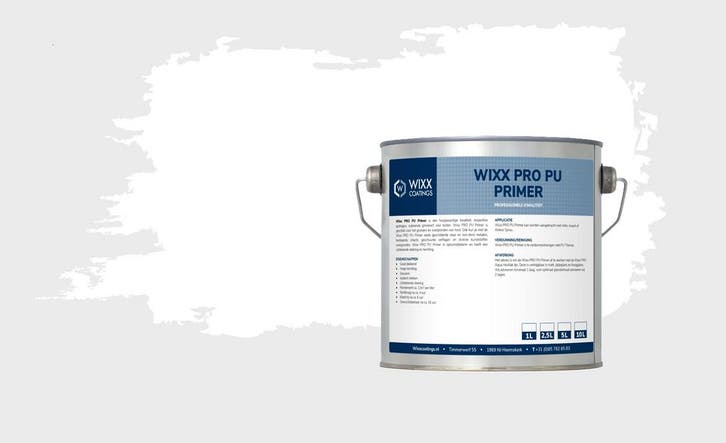 Wixx PRO PU Primer Wit 20L, Doe-het-zelf en Bouw, Verf, Beits en Lak, Wit, Nieuw, Verzenden