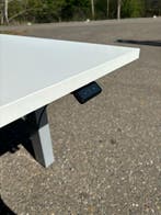 Refurbished Duo Bureau Herman Miller - Zit Sta Bureau, Verzenden, Zwart, Zo goed als nieuw, Bureaustoel