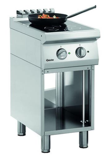 Fornuis | Elektrisch + Inductie | 2 Kookplaten | 2x 5 kW |, Verzenden, Nieuw in verpakking