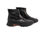 TESTONI - 8 UK - 42 IT - Black Zip Sneaker Boot English, Nieuw