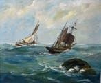 Europese school (XX) - Whispers of the Tempest, Antiek en Kunst, Kunst | Schilderijen | Klassiek