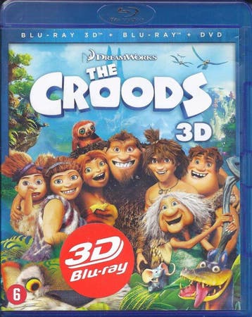 The Croods 2D plus 3D plus dvd (blu-ray tweedehands film), Cd's en Dvd's, Ophalen of Verzenden, Nieuw in verpakking