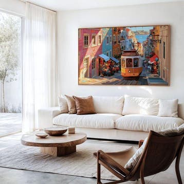 Iconica - Lisbon Tram - unique 1/1 XXL (100 x 150 cm)