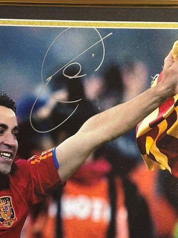 Coupe du Monde de Football - Xavi Hernandez Signed Spain, Nieuw