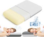 Ergonomisch hoofdkussen - Nekklachten - 40x70 cm - Wit - MOL, Verzenden