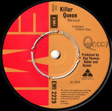 Queen - Killer Queen / Flick Of The Wrist, Verzenden