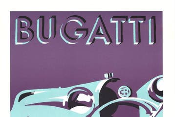 Gerold Hunziker (1894-1980) (daprès) - Bugatti, Affiche