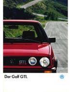 1987 VOLKSWAGEN GOLF GTI 16V BROCHURE DUITS, Ophalen of Verzenden