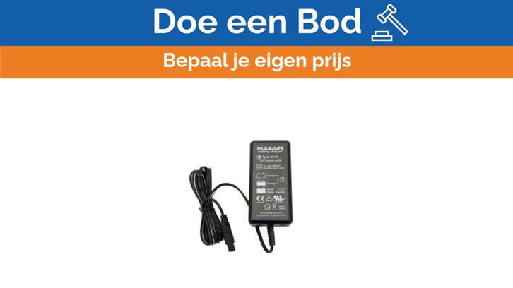 Bieden: Mascot 2240 Battery Charger 12V - 1.25A, Watersport en Boten, Bootonderdelen, Ophalen of Verzenden