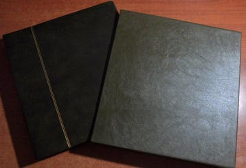 Accessoires Suisse - 3 albums Lindner de luxe vides avec, Gestempeld