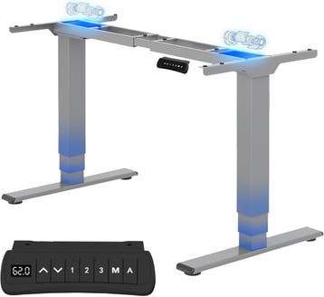 Zit sta bureau - Elektrisch - Verstelbaar - Bureauframe - Zi, Verzenden, Nieuw