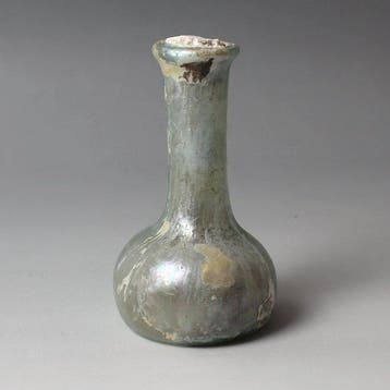 Oud-Romeins Glas Flask (Zonder minimumprijs)