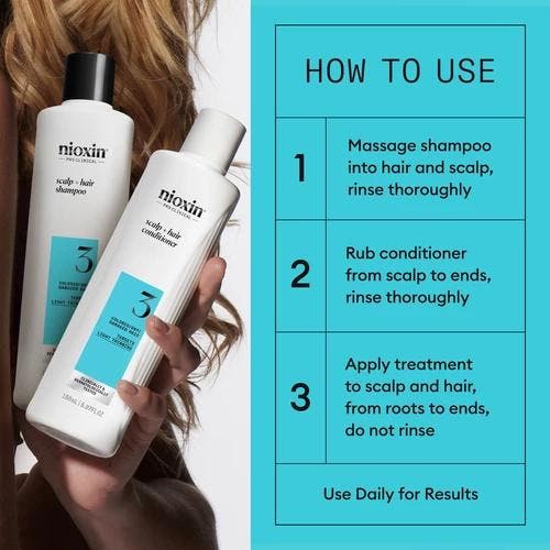 Nioxin System 3 Trial Kit (Shampoo), Bijoux, Sacs & Beauté, Beauté | Soins des cheveux, Envoi